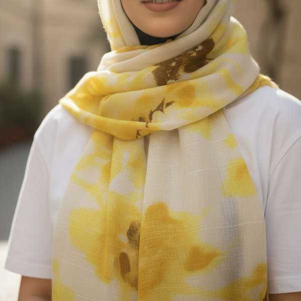 Maryam's Essential Premium Printed Cotton Viscose Hijab/Shawl