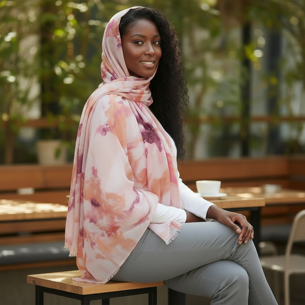 Maryam's Essential Premium Printed Cotton Viscose Hijab/Shawl