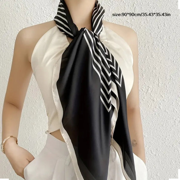 Maryam's Essential Silk Polyester Printed Shawl/Hijab