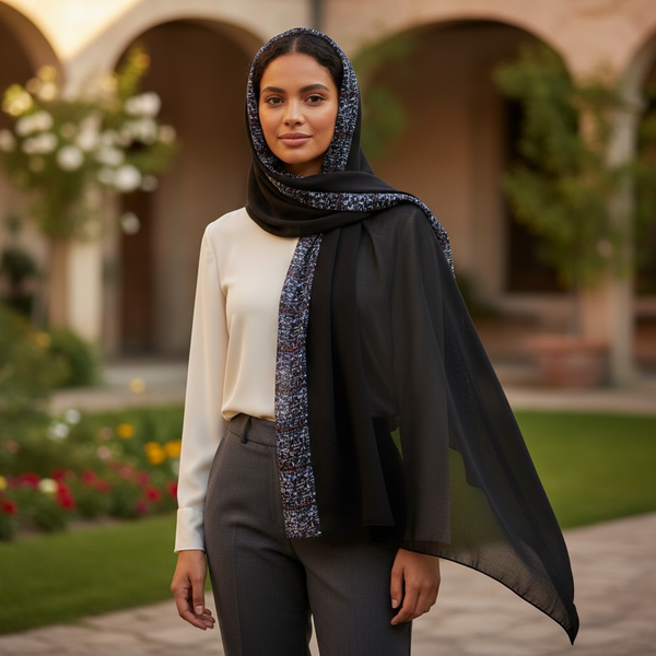 Maryam's Essential Premium Print Viscose Soft Hijab/Shawl