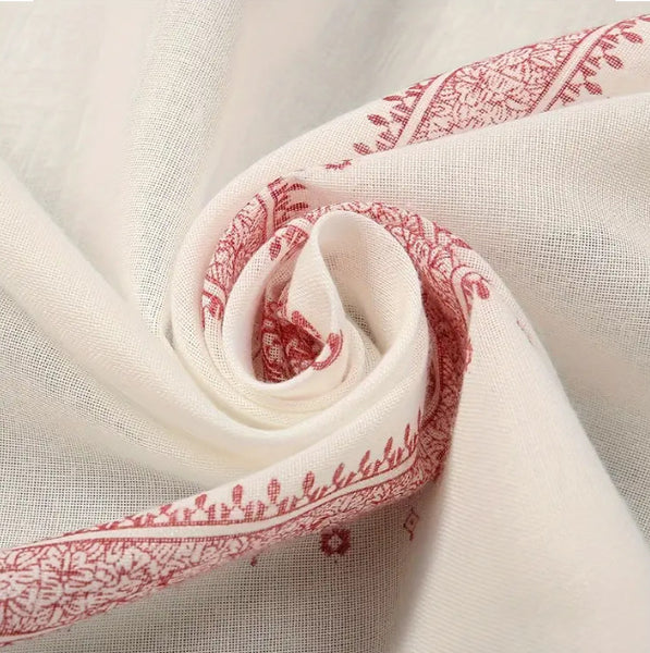 Maryam’s Essential Arab Men Premium Cotton Shemagh Scarves/Shawls