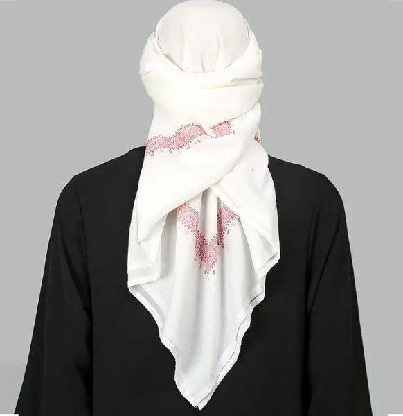 Maryam’s Essential Arab Men Premium Cotton Shemagh Scarves/Shawls