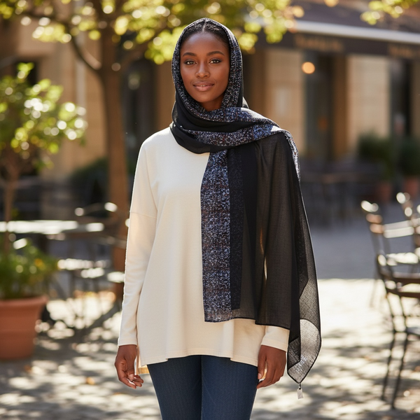 Maryam's Essential Premium Print Viscose Soft Hijab/Shawl