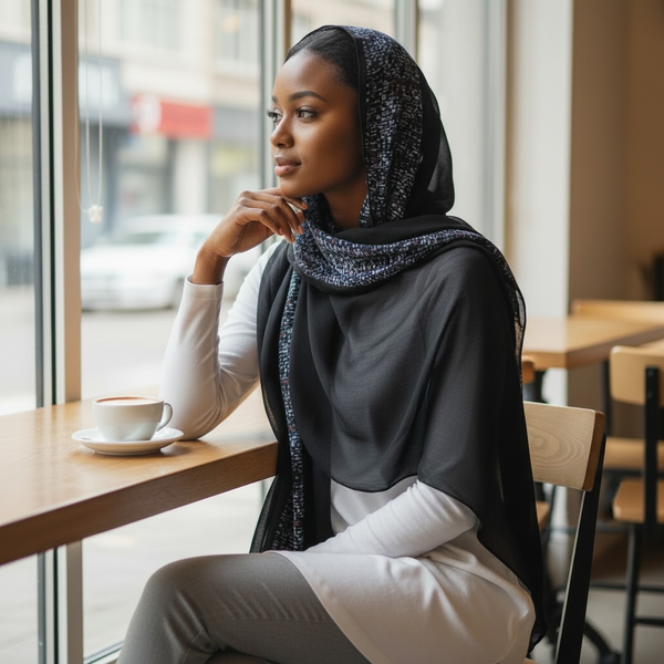 Maryam's Essential Premium Print Viscose Soft Hijab/Shawl