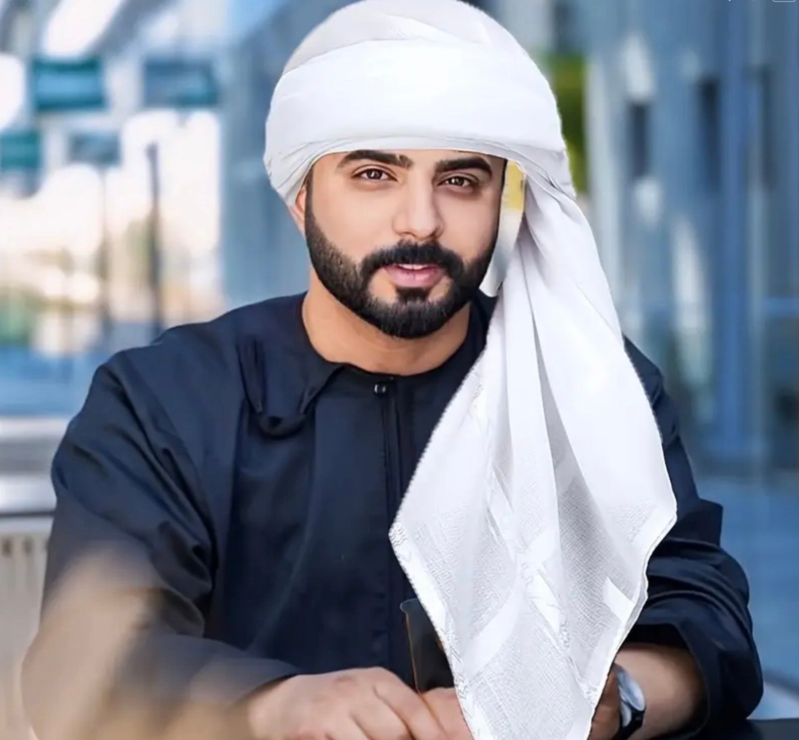 Maryam’s Essential Luxury Arab Men Premium Cotton Shemagh Scarves/Shawls