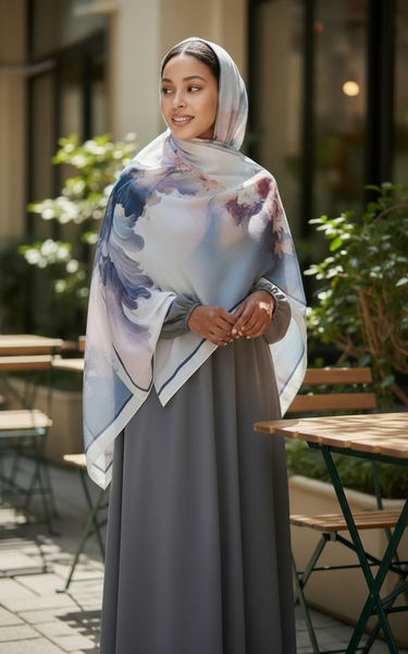 Maryam’s Essential Premium Printed Arabian Chiffon Hijab
