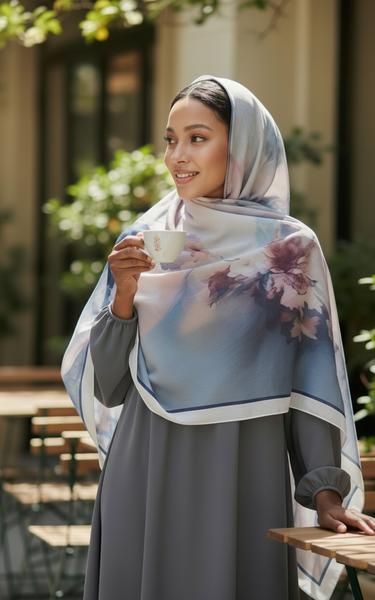 Maryam’s Essential Premium Printed Arabian Chiffon Hijab