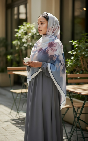 Maryam’s Essential Premium Printed Arabian Chiffon Hijab