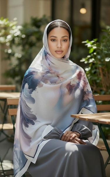 Maryam’s Essential Premium Printed Arabian Chiffon Hijab