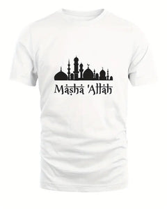 Maryam’s Essential Men Cotton Arabic “Masha ALLAH” Tee