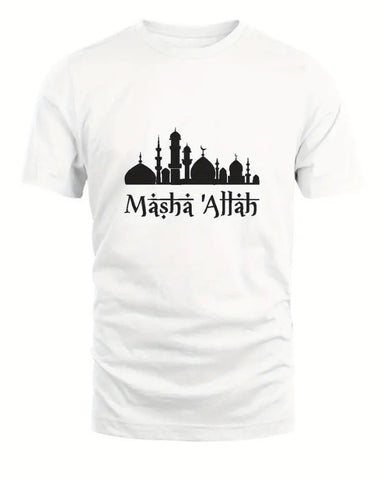 Maryam’s Essential Men Cotton Arabic “Masha ALLAH” Tee