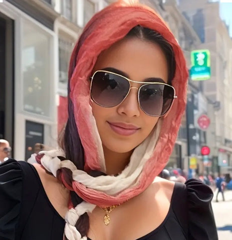 Maryam’s Essential Lightweight Braid Vintage Head Scarf