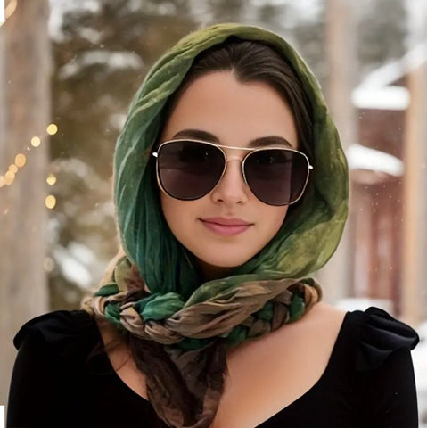 Maryam’s Essential Lightweight Braid Vintage Head Scarf