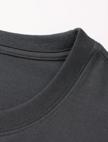 Maryam’s Essential Casual Cotton Long Sleeves Loose Fit Crew Neck T-Shirt
