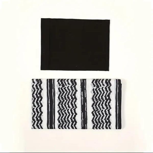 Maryam’s Essential Arab Vintage Print Premium Chiffon & Inner Headscarf Set