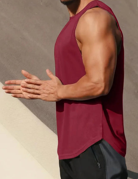 Maryam’s Essential Men Sport Quick Dry Sleeveless Breathable TopTank