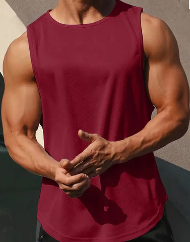Maryam’s Essential Men Sport Quick Dry Sleeveless Breathable TopTank