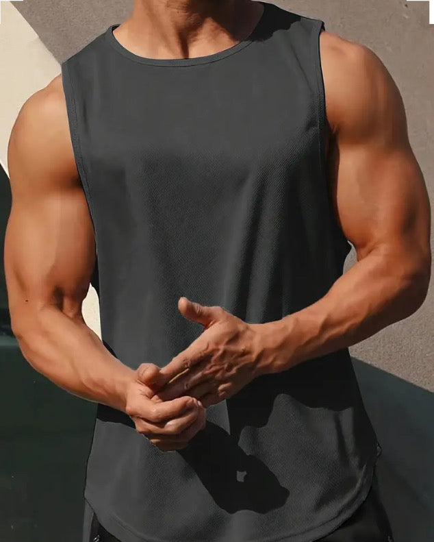 Maryam’s Essential Men Sport Quick Dry Sleeveless Breathable TopTank