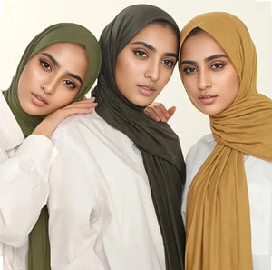 Maryam’s Essential Lightweight, Breathable Silk Cotton Hijabs Set