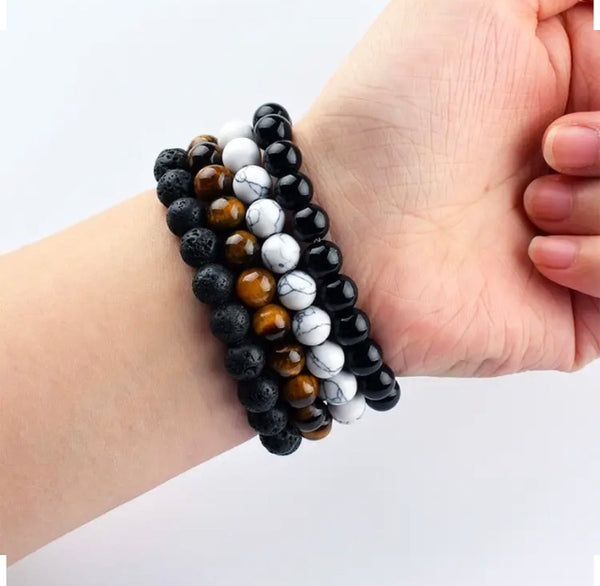 Maryam’s Essential Vintage Men’s Natural Beaded Bracelets