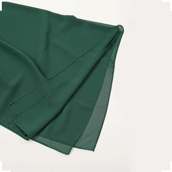 Maryam's Essential Plain Square Everyday Pure Solid Colour Chiffon Hijab