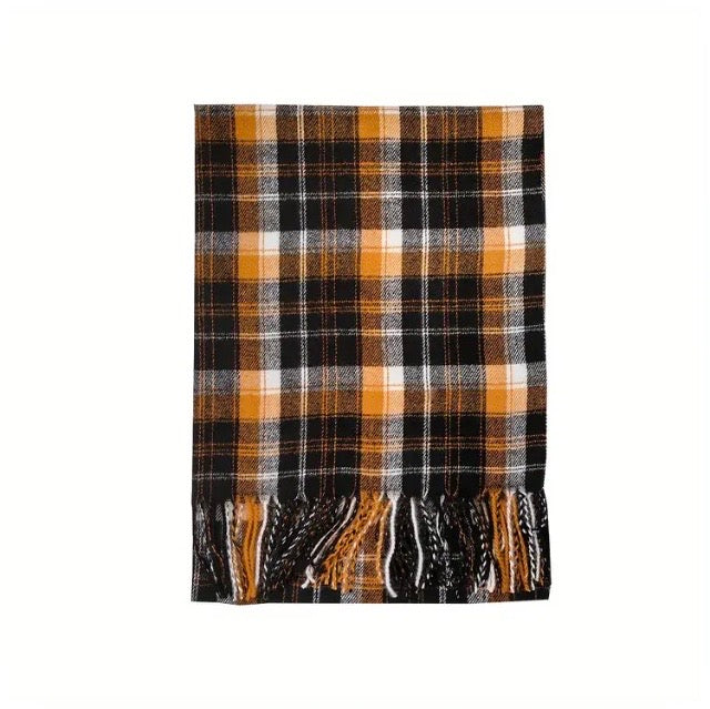 Maryam’s Essential Luxury Warm & Soft Tartan Plaid Men Scarf