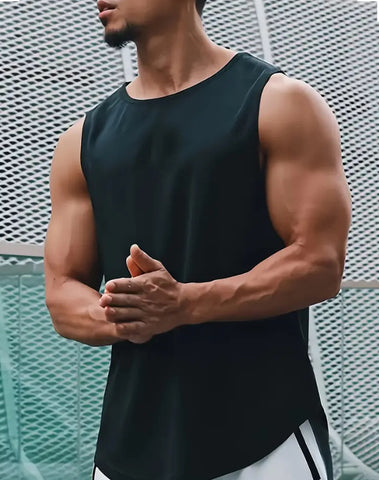 Maryam’s Essential Men Sport Quick Dry Sleeveless Breathable TopTank
