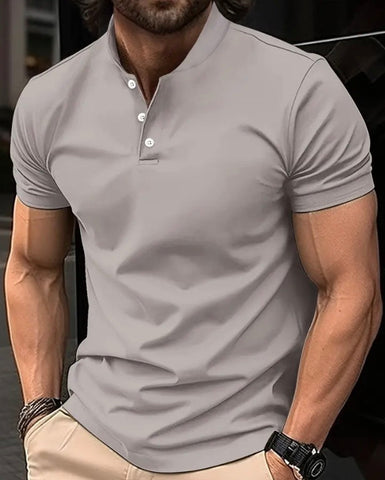 Maryam’s Essential Casual Breathable Short Sleeves Collar Shirt