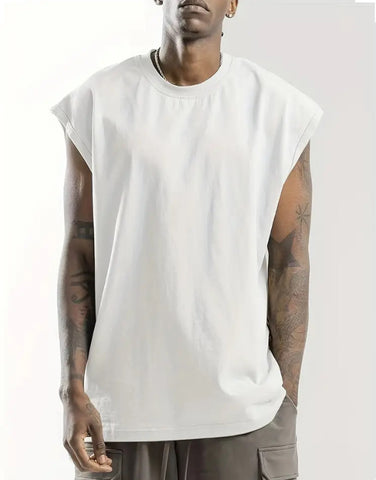 Maryam’s Essential Cotton Sleeveless Round Neck Comfy Top Tank