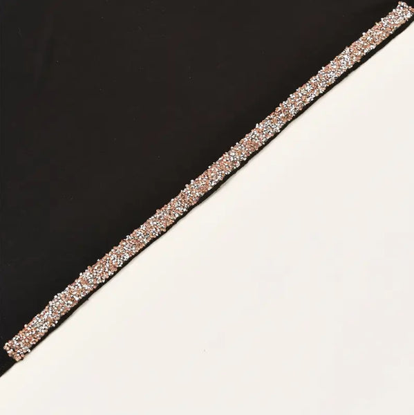 Maryam's Essential Diamanté Embellished Trimmed Hijab