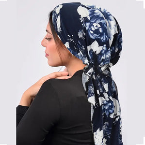 Maryam's Essential Pre-Tied Print Headscarf Hijab