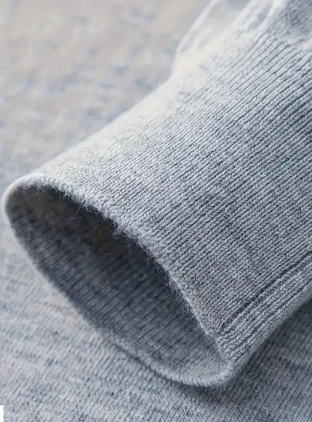Maryam’s Essential Men Warm Knit Crew Neck Long Sleeves Sweater