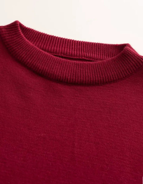 Maryam’s Essential Men Warm Knit Crew Neck Long Sleeves Sweater