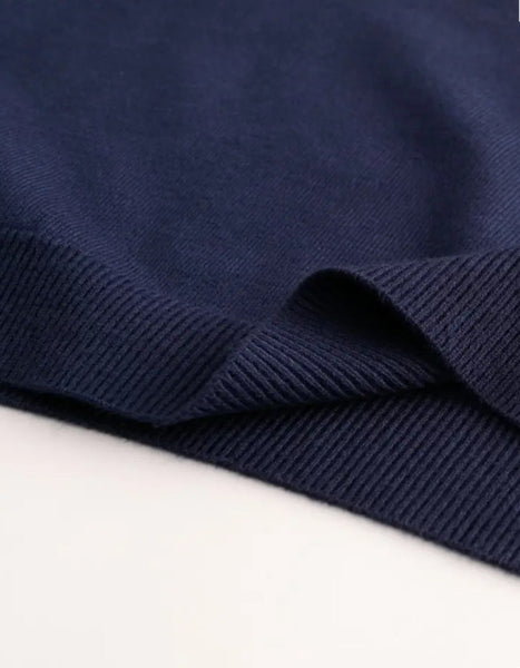 Maryam’s Essential Men Warm Knit Crew Neck Long Sleeves Sweater