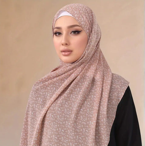 Maryam’s Essential Premium Printed Chiffon Hijab