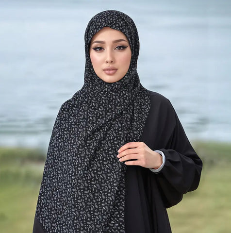Maryam’s Essential Premium Printed Chiffon Hijab