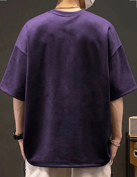 Maryam’s Essential Men Cotton Short Sleeves Round Neck Comfy Top Tank