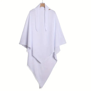 Maryam’s Essential Luxury Plain Tie Back Khimar Hijab