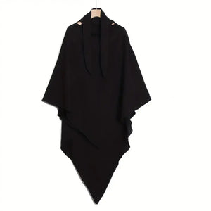 Maryam’s Essential Luxury Plain Tie Back Khimar Hijab