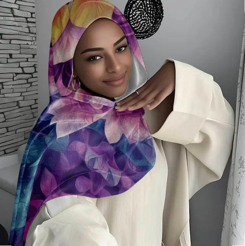 Maryam’s Essential Premium Printed Polyester Hijab