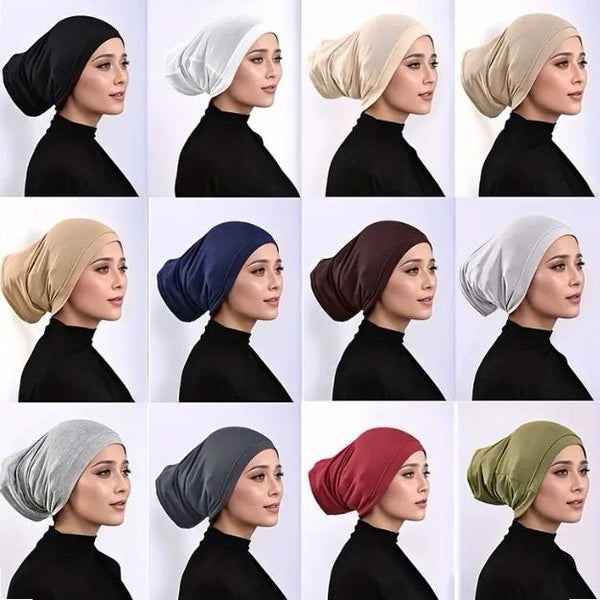 Maryam's Essential 12 Pieces Inner Cap for Hijab Set