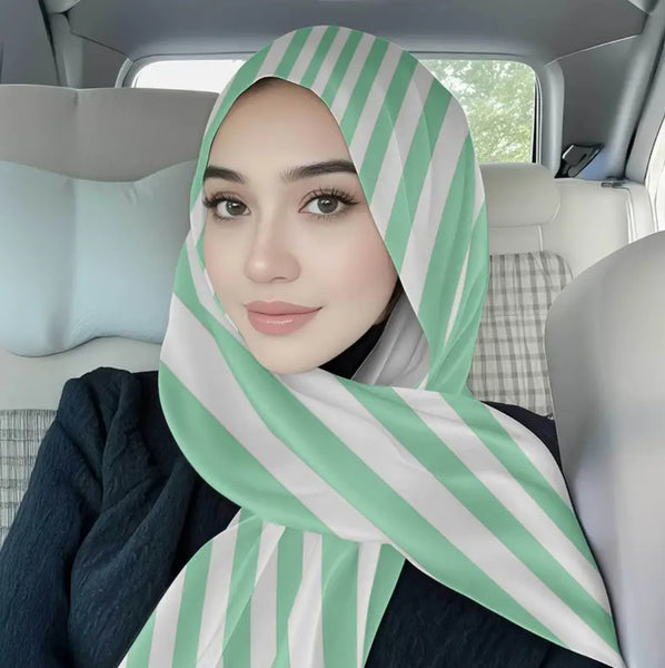 Maryam’s Essential Premium Printed Polyester Hijab