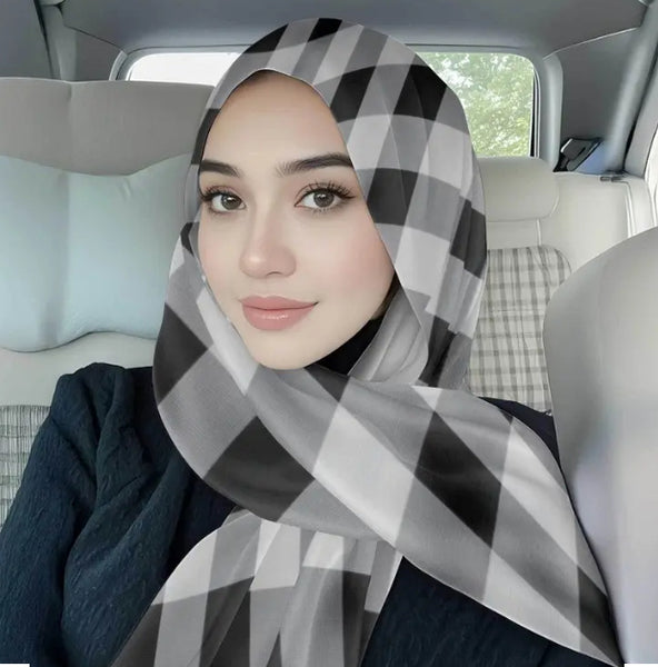 Maryam’s Essential Premium Printed Polyester Hijab