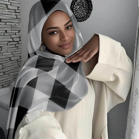 Maryam’s Essential Premium Printed Polyester Hijab