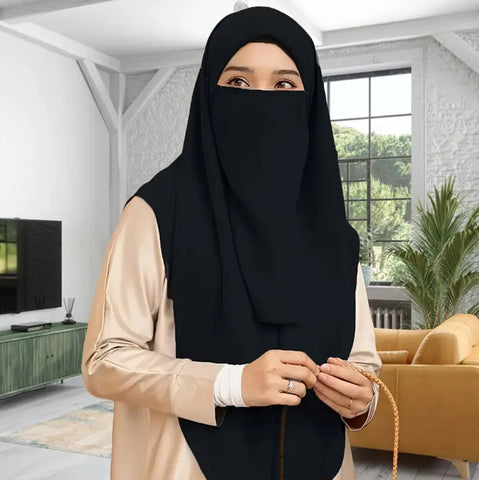Maryam’s Essential Thin Breathable Niqab Veil Face scarf
