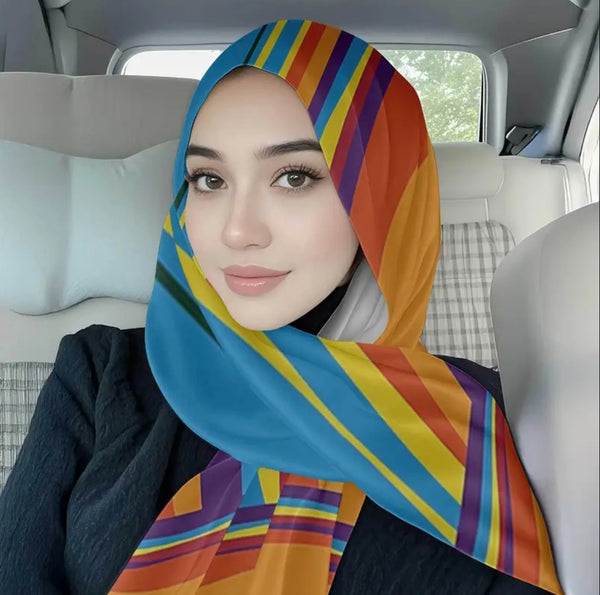Maryam’s Essential Premium Printed Polyester Hijab