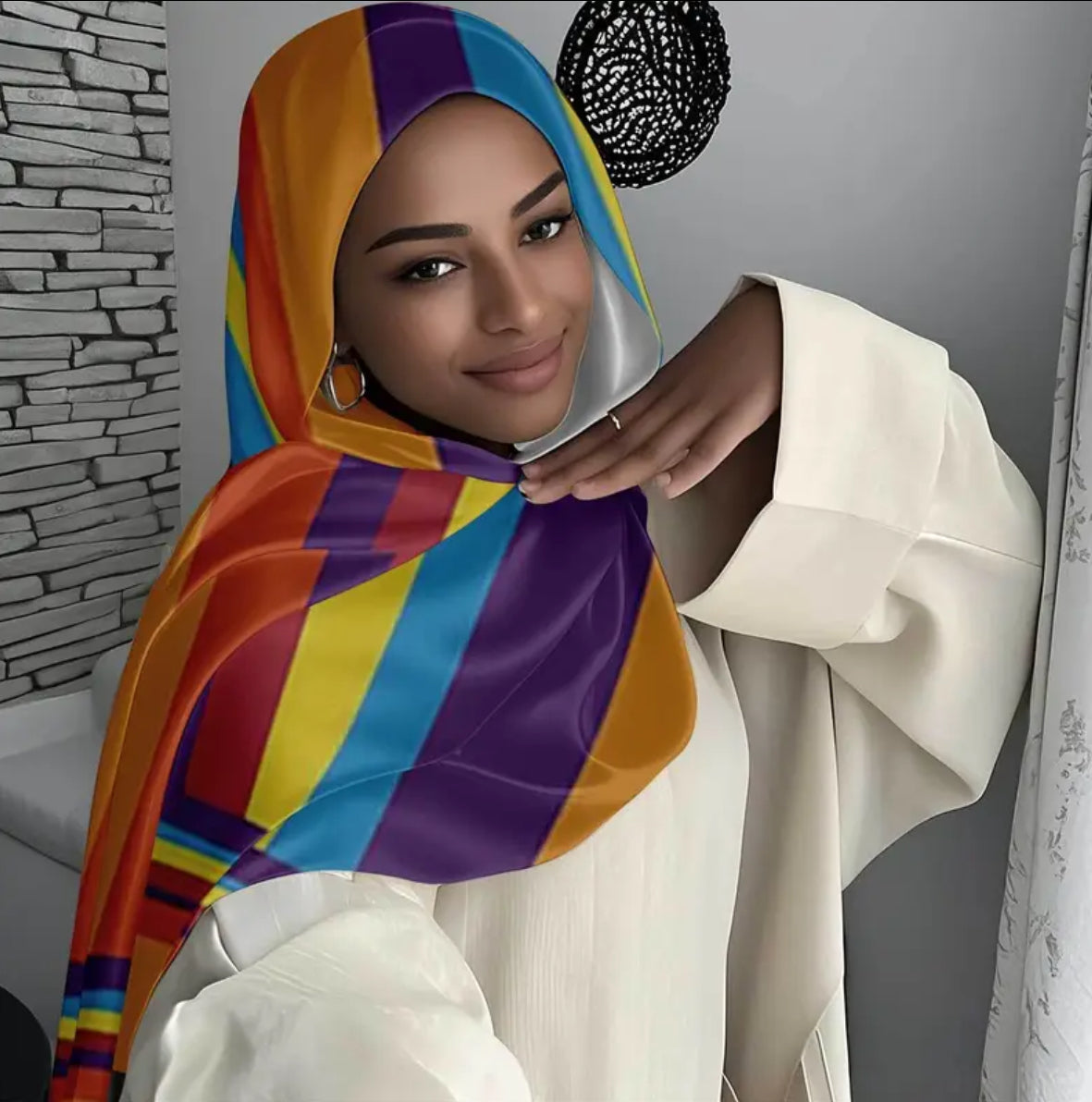 Maryam’s Essential Premium Printed Polyester Hijab