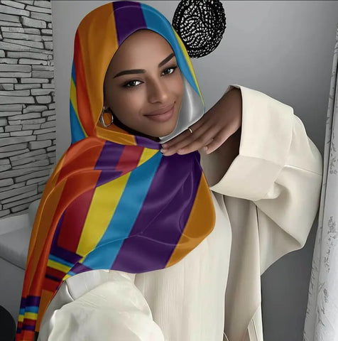Maryam’s Essential Premium Printed Polyester Hijab