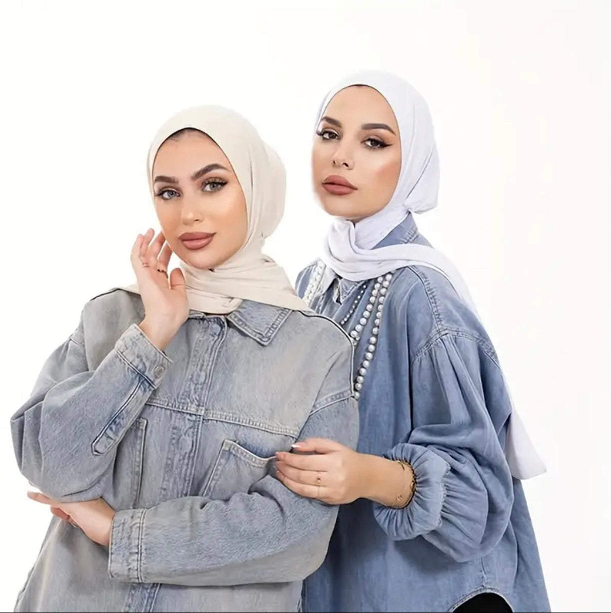 Maryam’s Essential Two Pieces Elastic Instant Hijab With Snap Closure
