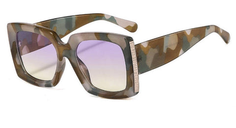 Maryam’s Essential Diamond Style Military Camo Sunglasses for men and women